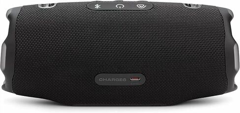Charge 6 Portable Bluetooth Speaker | IP68 Waterproof, DustProof, and DropProof, Outdoor Wireless Audio | 28Hrs Playtime Megen Hardshell Protection Case (Black) in Saudi Arabia
