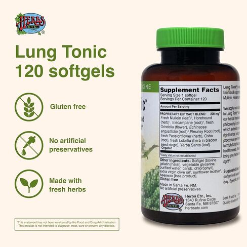 Lung Tonic - 60 count Softgels in Saudi Arabia