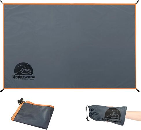 Tent thetprint - Term Camping Tarp مع جروميت شاق ، حصيرة أرضية خيمة في الهواء الطلق ، صفيحة أرضية PU3000mm للحقائب ، المشي لمسافات طويلة ، أرجوحة ، نزهة ، شاطئ in Kuwait