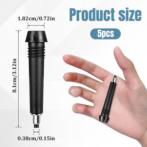 5 Pack Trekking Pole Carbide Tips Universal Hiking Rod End Tip Replacement Walking Sticks Tip Protectors Carbide Poles Tips for Outdoor Climbing Snow Mud in Saudi Arabia