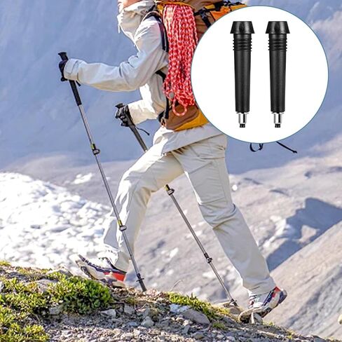 5 Pack Trekking Pole Carbide Tips Universal Hiking Rod End Tip Replacement Walking Sticks Tip Protectors Carbide Poles Tips for Outdoor Climbing Snow Mud in Saudi Arabia