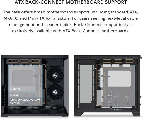 LIAN LI O11D MINI V2 | Compact ATX Mid-Tower Airflow Computer Case | Panoramic View | Fully Ventilated Airflow | Adjustable I/O | Pillar-Less | Cable Management | White (O11DMIV2W) in Saudi Arabia