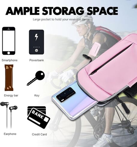 حامل الهاتف لركض الرجال للنساء ، حامل الهاتف الخليوي لشارة القطرات لجهاز iPhone 16 16e 15 14 13 11 11 Pro Max XS XR in Kuwait