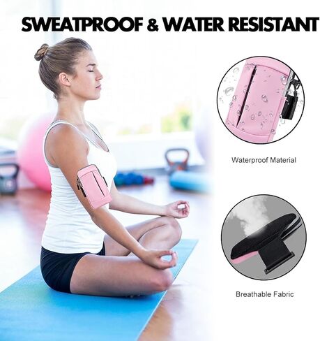 حامل الهاتف لركض الرجال للنساء ، حامل الهاتف الخليوي لشارة القطرات لجهاز iPhone 16 16e 15 14 13 11 11 Pro Max XS XR in Kuwait