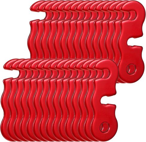 30 pcs guyline الموتر من ألومنيوم سبيكة الرجل الموتر ، حبل الخيام ، حبل الخيام ، مشد كام كام مشدود على شد الحبل الباراكورد لملحقات الرحيل المشي لمسافات طويلة في التخييم في الهواء الطلق (أحمر) in Saudi Arabia
