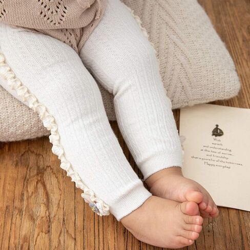 5 Pack Baby Little Girls Ruffle Lace Accessories Ankle Cable Knit Leggings Pants Kids Footless Tights Stocking in Saudi Arabia