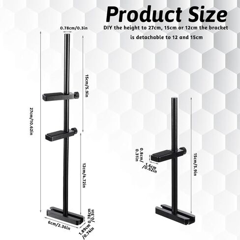 بطاقة SAG SAG قابلة للتكيف مع GPU قابلة للضبط ، حامل GPU من أجل جبل المروحة ، قوس SAG مع وسادة مطاطية ، ارتفاع 10-190 مم ، دعم بطاقة الرسومات السوداء in Kuwait