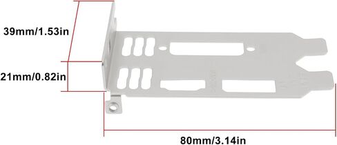 Create idea Low Profile Bracket Compatible with MSI GTX1050 LP Compatible with GTX1050Ti LP Graphics Video Card in Saudi Arabia