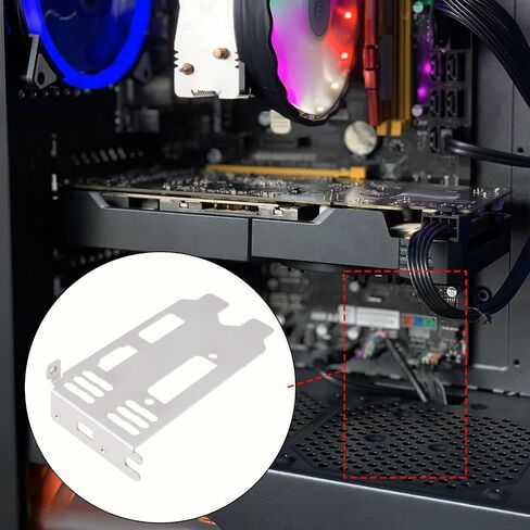 Create idea Low Profile Bracket Compatible with MSI GTX1050 LP Compatible with GTX1050Ti LP Graphics Video Card in Saudi Arabia