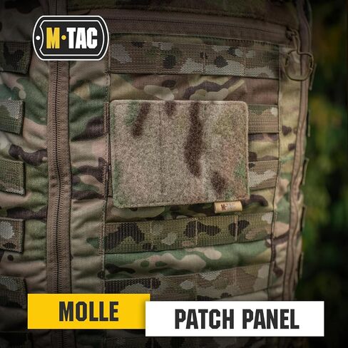 M-Tac Loop Tactical Morale Patches Board Molle Attachment 4.5 x 3.5 (Black) in Saudi Arabia