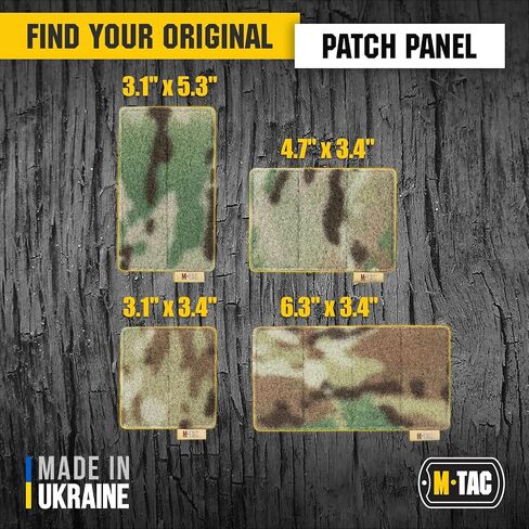 M-Tac Loop Tactical Morale Patches Board Molle Attachment 4.5 x 3.5 (Black) in Saudi Arabia