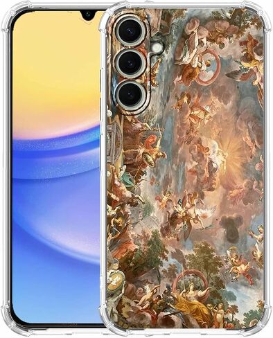 Case for Samsung Galaxy A15 with Christian Design,Christ Jesus Quotes Verse Collage Pattern,Trendy Soft TPU Bumper Phone Cover(A15,Bible) in Kuwait