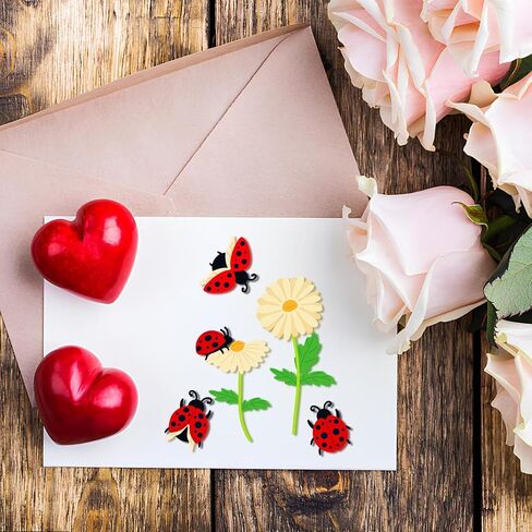 GLOBLELAND 2 Sets Butterfly Bee Cutting Dies Butterflies Bee Die Cuts for Card Making Metal Die Cuts Embossing Stencil Tool Window Frame Decor Scrapbooking DIY Craft in Saudi Arabia