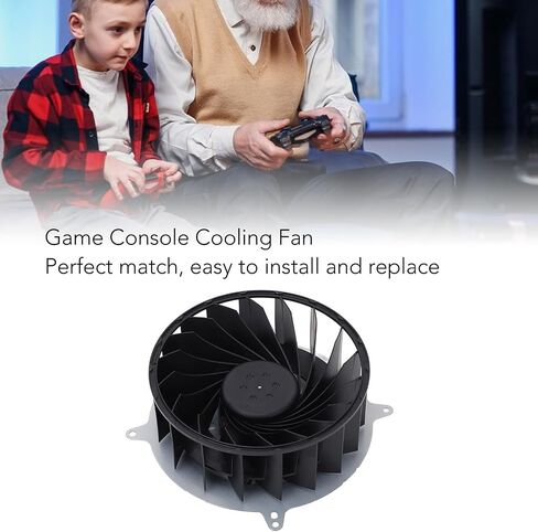 18 Blades Cooling Fan Replacement, Gaming Console Internal Cooler, for Gaming Enthusiasts in Saudi Arabia