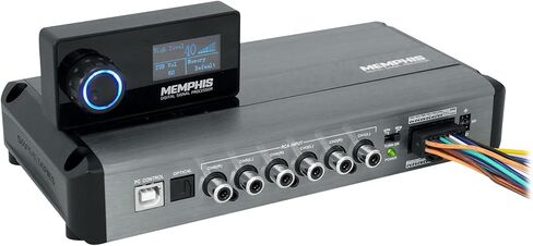 Memphis Audio Viv68DSP 6 في 8 Out Car Digital Signal Processor+شاشة العرض in Saudi Arabia