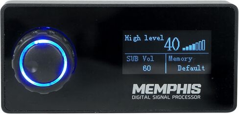 Memphis Audio Viv68DSP 6 في 8 Out Car Digital Signal Processor+شاشة العرض in Saudi Arabia