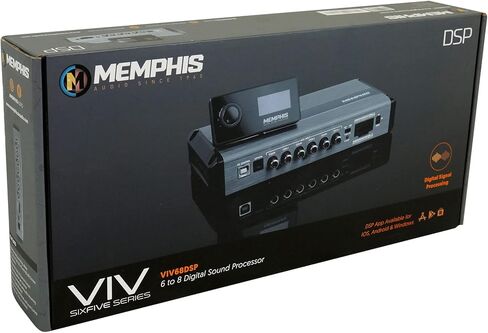 Memphis Audio Viv68DSP 6 في 8 Out Car Digital Signal Processor+شاشة العرض in Saudi Arabia