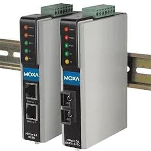 NPort IA-5150-S-SC-T-IEX, Ind Device Server, 1-Port RS-232/422/485 to 1 100BaseF(X) Single-Mode Port, SC, -40 to 75°C, IECEx in Saudi Arabia