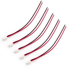 SpeedyFPV 5pcs SH1.0 Pre-Wired Connector Cables 1.0mm Pitch, Insulated Color-Coded Wires, for Flight Controllers, GPS Modules, VTX Electronics (2 Pin) in Saudi Arabia