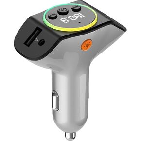 Acecar Bluetooth 5.3 FM محول سيارة الإرسال-شاشة رقمية مزدوجة ، QC18W و PD30W الشحن السريع ، مساعد الصوت ، الاتصال الخالي من اليدين ، وظيفة الذاكرة التلقائية لسائقي السيارات والشاحنات in Kuwait