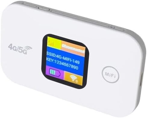 نقطة اتصال متنقلة عالية السرعة 4G للسفر والتخييم - جهاز إنترنت محمول 300 ميجا بت في الثانية مع فتحة بطاقة SIM ، يربط 10 مستخدمين ، عرض LED in Kuwait