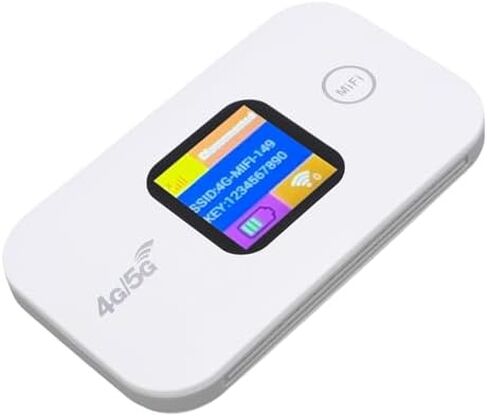 نقطة اتصال متنقلة عالية السرعة 4G للسفر والتخييم - جهاز إنترنت محمول 300 ميجا بت في الثانية مع فتحة بطاقة SIM ، يربط 10 مستخدمين ، عرض LED in Kuwait