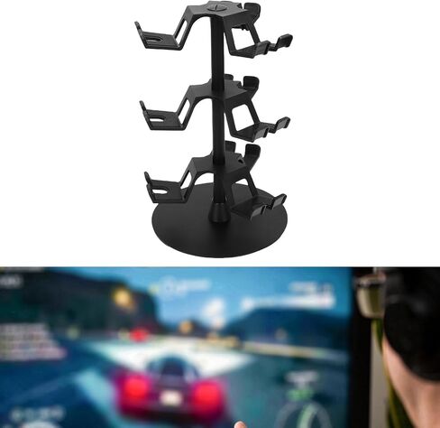 Yosoo Gaming Headphones Stand, Rotatable Game Controller Holder Stand for Switch Pro, 3 Tier Gaming Accessory Organizer, Headset Stand in Saudi Arabia