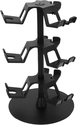 Yosoo Gaming Headphones Stand, Rotatable Game Controller Holder Stand for Switch Pro, 3 Tier Gaming Accessory Organizer, Headset Stand in Saudi Arabia