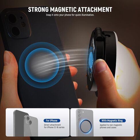 NEEWER ENTRY LEVEL VERSION Magnetic Selfie Light Compatible with MagSafe iPhone, 4 Mode CRI95+ 914lx 1.5W Plastic Folding Small LED Phone Fill Ring Lighting for Recording Makeup Video Conference,NL40R in Kuwait