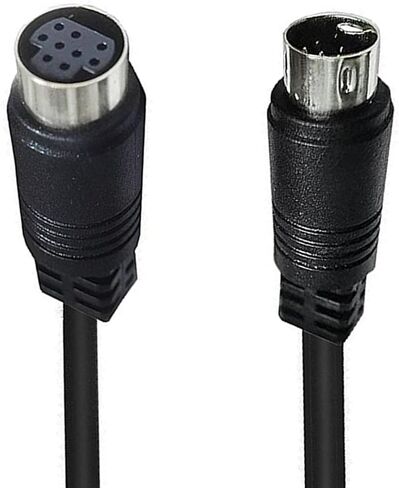 9 Needle 9pin S-Video Small DIN Adapter Extension Line Cable Straight/Elbow S Video 9p 9pins in Kuwait