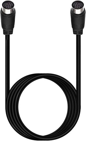 9 Needle 9pin S-Video Small DIN Adapter Extension Line Cable Straight/Elbow S Video 9p 9pins in Kuwait