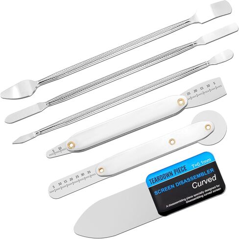 مجموعة أدوات أدوات Spudger Metal Spudger ، 6 أجهزة كمبيوتر مزدوجة نهاية معدنية Mini Mini Bar Bar Bar Tool Tools مجموعة لأجهزة الكمبيوتر المحمولة ، والهاتف الخلوي ، والكمبيوتر اللوحي ، والكمبيوتر ، والمشاهدة ، وأجهزة المنزل الرقمي ، وإصلاح الإلكترونيات in Saudi Arabia