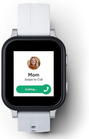 Gabb Watch 3E - Watch Smart for Kids ، GPS Tracker ، لا توجد وسائل التواصل الاجتماعي أو الإنترنت ، رسوم مطلوبة (رمادي غامق) in Kuwait