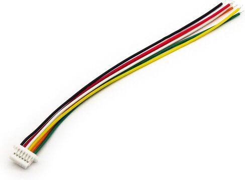 SpeedyFPV 5pcs SH1.0 Pre-Wired Connector Cables 1.0mm Pitch, Insulated Color-Coded Wires, for Flight Controllers, GPS Modules, VTX Electronics (2 Pin) in Saudi Arabia