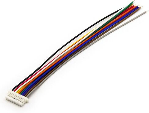 SpeedyFPV 5pcs SH1.0 Pre-Wired Connector Cables 1.0mm Pitch, Insulated Color-Coded Wires, for Flight Controllers, GPS Modules, VTX Electronics (2 Pin) in Saudi Arabia