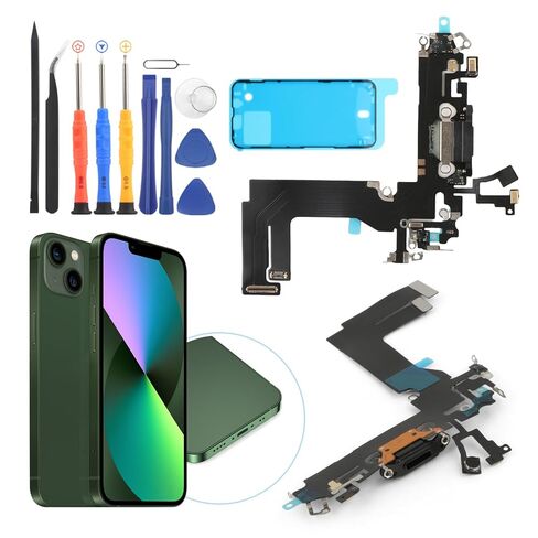 YWLRONG Replacement for iPhone 13 Mini Charging Port Dock Connector for iPhone 13 Mini A2399 A2176 A2398 2400 Charging Port Replacement USB Charger Board Flex Cable Accessories with Repair Tools in Saudi Arabia