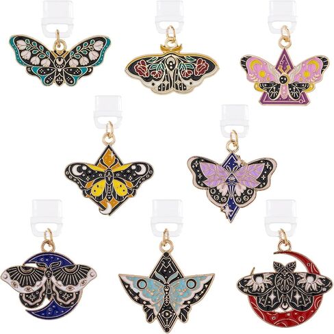 Type C Dust Plug Charm for Kindle - 8Pcs Dust Plug Charms Compatible with Kindle Phone, E-Reader Accessories in Kuwait