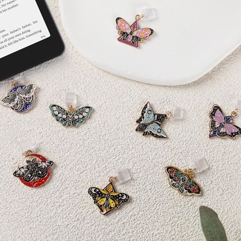 Type C Dust Plug Charm for Kindle - 8Pcs Dust Plug Charms Compatible with Kindle Phone, E-Reader Accessories in Kuwait