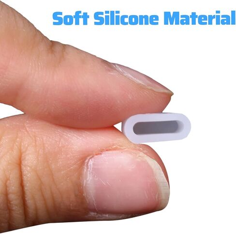 20 Pcs USB C Dust Caps, Transparent Silicone Type C Anti-Dust Plug Charging Port Protector Cover for Any Type-C Charging Male Port in Saudi Arabia