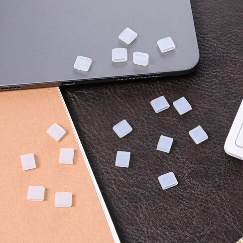 20 Pcs USB C Dust Caps, Transparent Silicone Type C Anti-Dust Plug Charging Port Protector Cover for Any Type-C Charging Male Port in Saudi Arabia