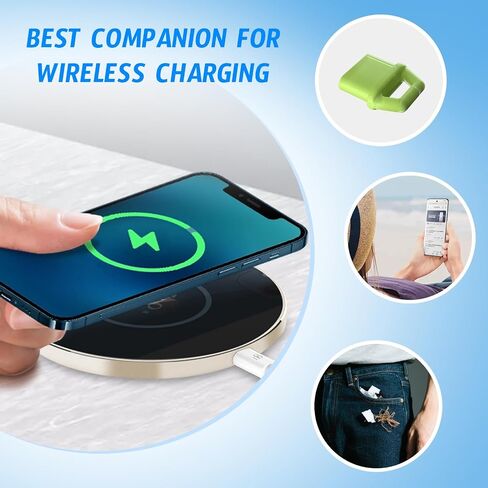 قابس USB C Dust ، نوع ملون C شحن شحن شحن واقي مع منفذ Hole Hole Port Cap anti Dust Cover مع غطاء مكبر صوت iPhone ، حبل Tab Easy-Grip ، مقابل 15 16 Plus Pro Max ، Samsung ، جميع أجهزة USB C in Kuwait