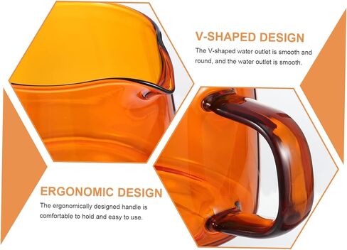 Bestyash مقاوم للحرارة وعاء القهوة القهوة تنوعا محمولة غلاية محمولة للمنزل 1 لتر السعة لمحبي القهوة in Kuwait