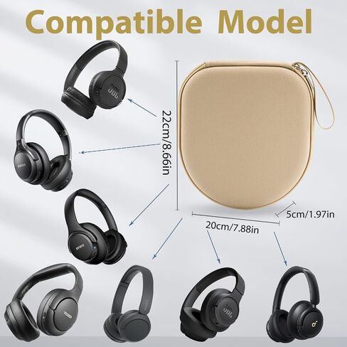 Case Compatible with JBL Tune 510BT 520BT 720BT 770NC 660NC 670NC, and Sony WH-CH720N WH-CH520 Noise Canceling Wireless Headphones, Portable Travel Headphone Cases (Blue) in Kuwait