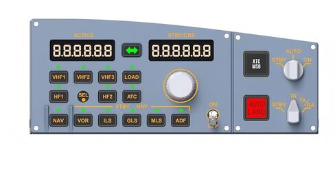 Wingflexsim A320RMP Combo Cube Flight Simulator Management Panel مع RMP ATC TCAS & Side Panel Forms for Real Aircraft ، متوافقة مع منصات محاكاة الطيران الشهيرة على PC‌ in Saudi Arabia
