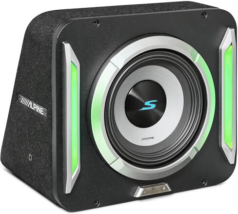 جهاز استقبال Alpine ILX-W670-S & (2) S2-SB12 Prismalink ™ S2-Series مختومة 12 بوصة مع إضاءة RGB مدمجة و S2-A60M باقة مضخم in Saudi Arabia