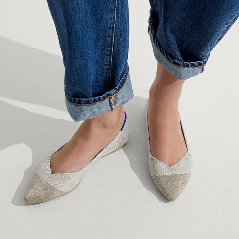Rothy's The Point Women's Slip-On Shoes, Pointed-Toe Flats, Made from Recycled Plastic Bottles & Machine Washable in Saudi Arabia