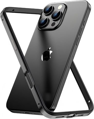 for iPhone Case,Minimalist Lightweight Aluminum Frame Metal Bumper Heat Dissipation,Metal Frame with Soft Inner Bumper Drop Protection Shockproof(Blue,iPhone 16) in Saudi Arabia