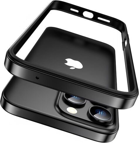for iPhone Case,Minimalist Lightweight Aluminum Frame Metal Bumper Heat Dissipation,Metal Frame with Soft Inner Bumper Drop Protection Shockproof(Blue,iPhone 16) in Saudi Arabia