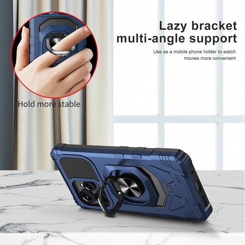 for Blu View Speed Ultra 5G Case with 1 Pack Screen Protector Purple in Kuwait