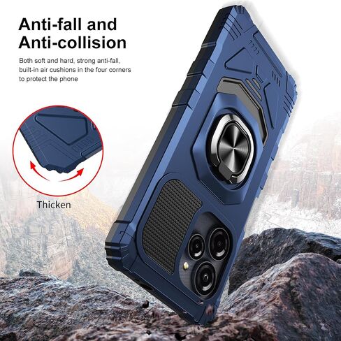 for Blu View Speed Ultra 5G Case with 1 Pack Screen Protector Purple in Kuwait
